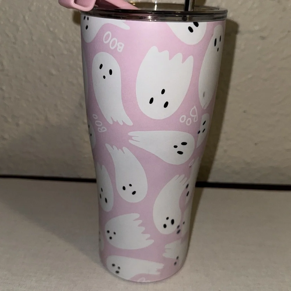Pink Ghost Tunbler 30oz - Picture 3 of 6